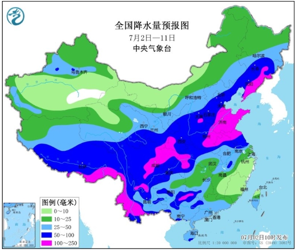 开云Kaiyun官方网站中国发布丨我国全面进入主汛期 主雨带